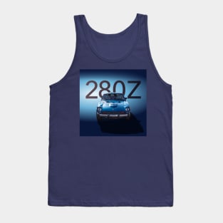 Blue Datsun 280Z Tank Top